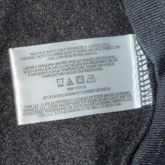 Eddie Bauer Men's Black Fleece Performance Jacket Size Large Full Zip - Picture 10 of 13